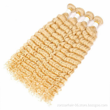 Wholesale 613 Cuticle Aligned Virgin Hair,Russian Blonde Virgin Human Hair Bundle,40 Inch Blonde Brazilian Human Hair Extension